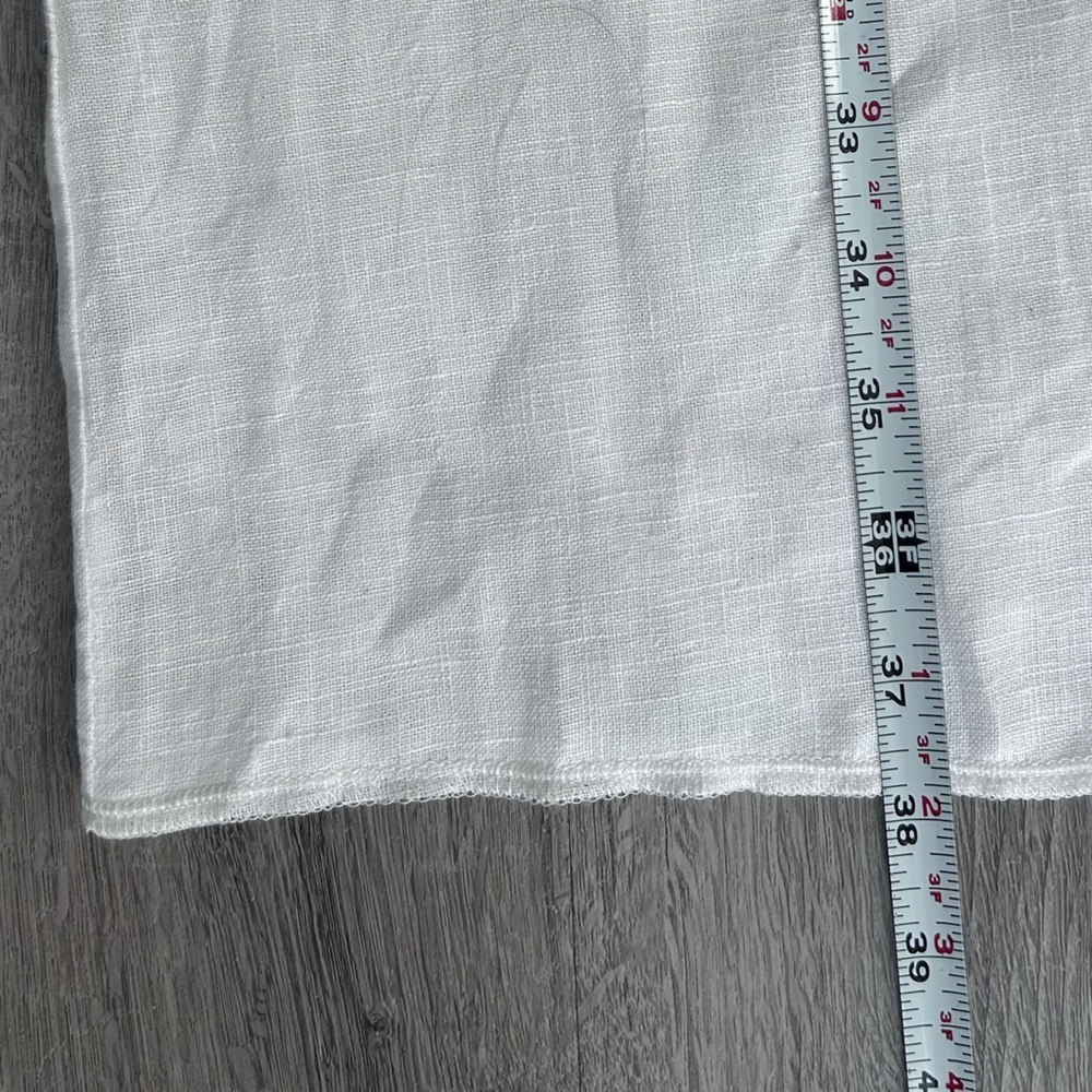 White Terzo Millennto Italian made 100% linen dress size small - Picture 6 of 7